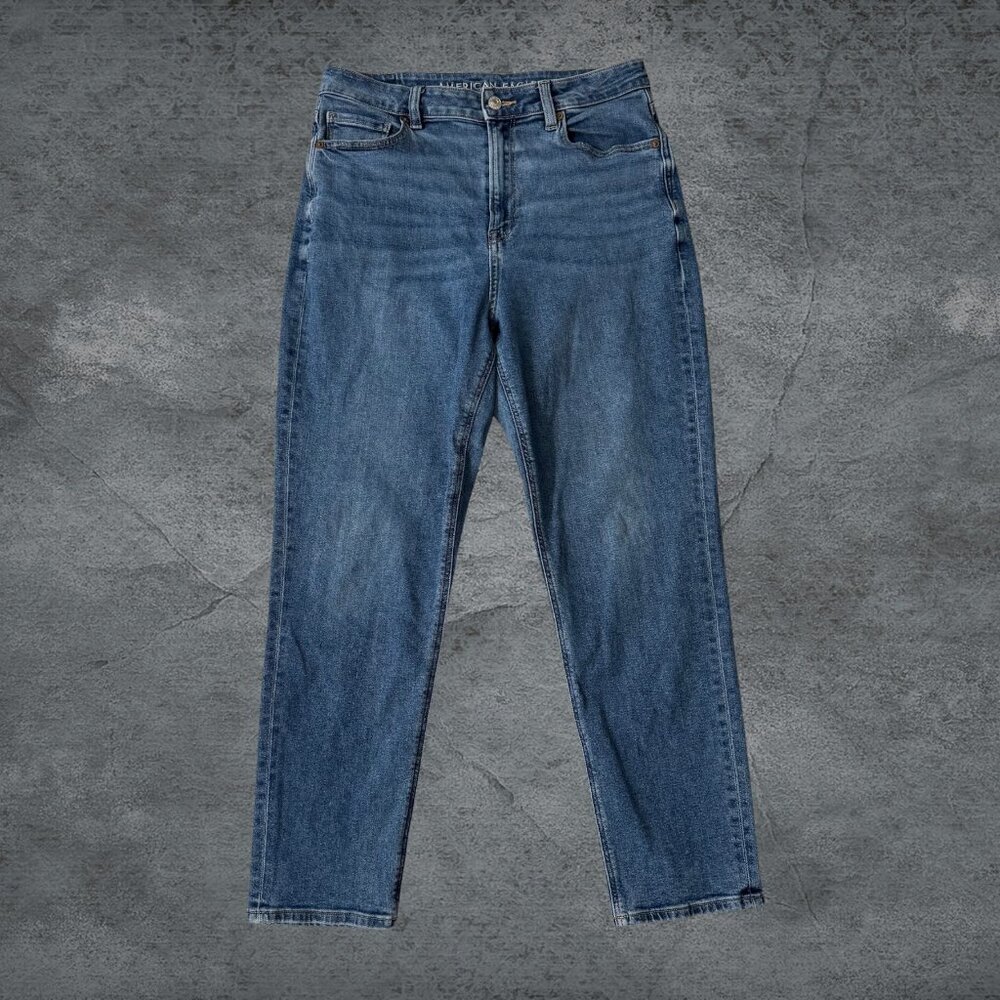 American Eagle Mom Women's Jeans High Rise Stretch Size 10 Regular